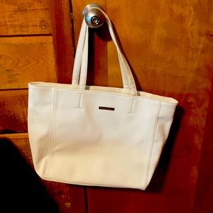 White Oscar de la Renta tote bag